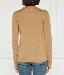 Свитер шерстяной Michael Kors, бежевый - фото 4