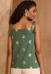 Топ Love & Roses, зеленый - фото 3