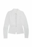 Блуза Balmohk Blouse, Clear White Melange/White - фото 5