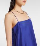 Шелковое макси-платье Róhe, Electric Blue - фото 4