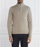 Свитер мужской Stenströms шерстяной с воротником на молнии, бежевый - фото