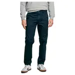 Брюки чинос Pepe Jeans Slim Poplin, синий - фото
