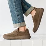 Лоферы мужские Weishibangwei, цвет Dark coffee - фото 8