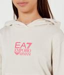 Толстовка детская Ea7 с розовой надписью, бежевый - фото 4