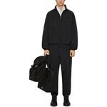 Черные спортивные брюки расслабленного кроя с эффектом креш от Givenchy - фото 3