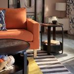 Приставной столик, черный, 46 см IKEA Borgeby - фото 2