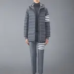 Футболка 4 Bar Down THOM BROWNE, средне-серый - фото 5