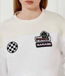 Свитер Конрад Cropped fit Pinko, белый - фото 4