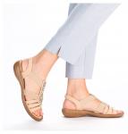 Сандалии Rieker, бежевый - фото 2