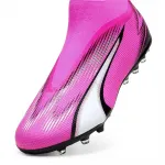 Футбольные бутсы Puma Ultra Match+ Ll MG, розовый - фото 5