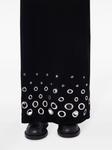 Rabanne юбка макси с люверсами, черный - фото 5