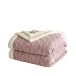 Пледы, пледы для дивана и флисовые одеяла Junai, розовый - фото 10
