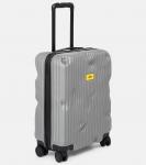 Небольшой чемодан stripe cabin Crash Baggage, серый - фото 3