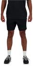 Шорты гиперплотные короткие 7" New Balance, черный - фото