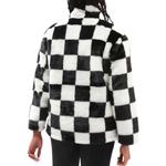 Толстовка checkerboard 21 boyfriend crew sweatshirt 'black white' Vans, черный - фото 4