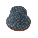 GUCCI GG Canvas Bucket Hat Blue/Brown - фото 4