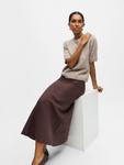 Юбка OBJECT OBJREYNARD, темно-коричневый - фото 4