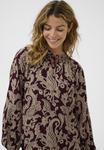 Блуза Cream Blouse, Winetasting Paisley/Dark Red - фото 4