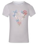 Футболка детская Guess с золотым логотипом, белый - фото