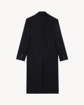 Длинное пальто из шерсти Saint Laurent, черный - фото 3