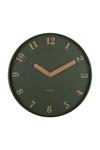 Настенные часы Amena 40 см Karlsson, зеленый - фото