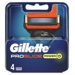 Gillette, Proglide Power, сменные лезвия для бритвы, 4 шт - фото