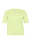 Футболка Kaffe Curve Basic T-shirt, Lettuce Green/Green - фото 5