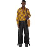 Рубашка мужская желтая Burberry, желтый - фото 3