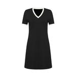 Простое женское платье Deep Breath А-силуэта, черный - фото