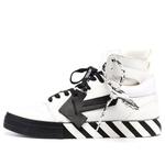 Кроссовки vulcanized high-top 'white black' Off-White, белый - фото