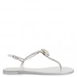 Сандалии женские Giuseppe Zanotti, серебряный - фото