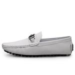 Лоферы Gommino унисекс BAGE, White - фото