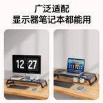 Компьютерный стол Jieke 52x20 см, карбон белый, с полкой - фото 5