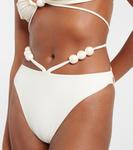 Плавки бикини с бисером Magda Butrym, нейтральный - фото 4