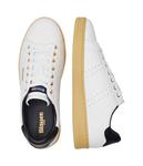 Кожаные кеды грант01 Blauer, белый - фото 4