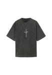 Футболка AllSaints KNOX ETTA, Washed Black/Black - фото 7
