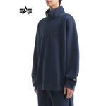 Свитшот мужской Alpha Industries, синий - фото 7