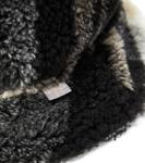 Клетчатая плюшевая панама Il Gufo, черный - фото 2