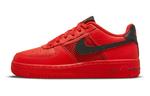 Кроссовки Nike Air Force 1 Low Mesh Pocket Habanero Red GS - фото