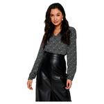 Футболка с длинным рукавом Jdy Piper, черный - фото