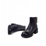 Ботинки женские черные/абрикосовые PT'SON, черные (текстильная подкладка) - фото 5