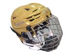 BAUER Индивидуальный хоккейный шлем RE-AKT 150 цвета золото и серебро для детей, подростков и взрослых - Team Customized Gold-L с визором - фото 6