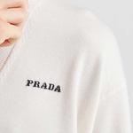Свитер мужской Prada, белый - фото 4