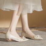 Ainer-cat Ainer cat Casual Single Shoes 2.5cm Women's Apricot - фото 9