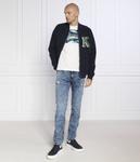 Джинсы мужские Hugo с эффектом потертости, синий - фото 2