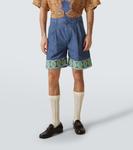 Джинсовые бермуды Valentino, Medium Blue Denim - фото 3