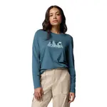 Лонгслив Columbia Ruby Springs Graphic, синий - фото