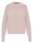 Вязаный свитер с круглым вырезом BY MALENE BIRGER, розовый - фото