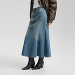 Lee Джинсовая длинная юбка Light Blue - фото 5