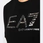 Футболка стандартного кроя Ea7, черный - фото 3